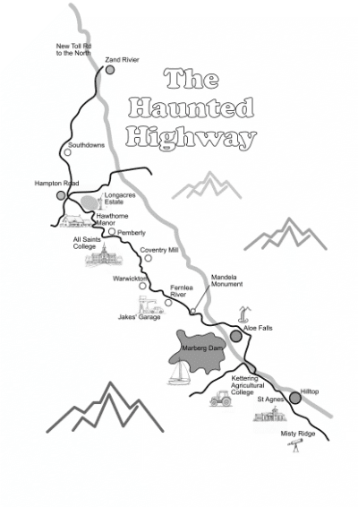 Haunted Highway map