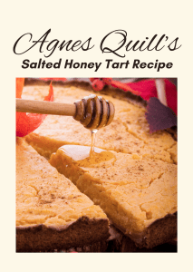 agnes quill’s salted honey pie recipe