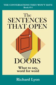 The sentences that open doors book cover