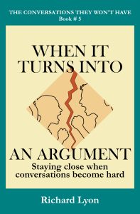 When it turns into an argument book cover